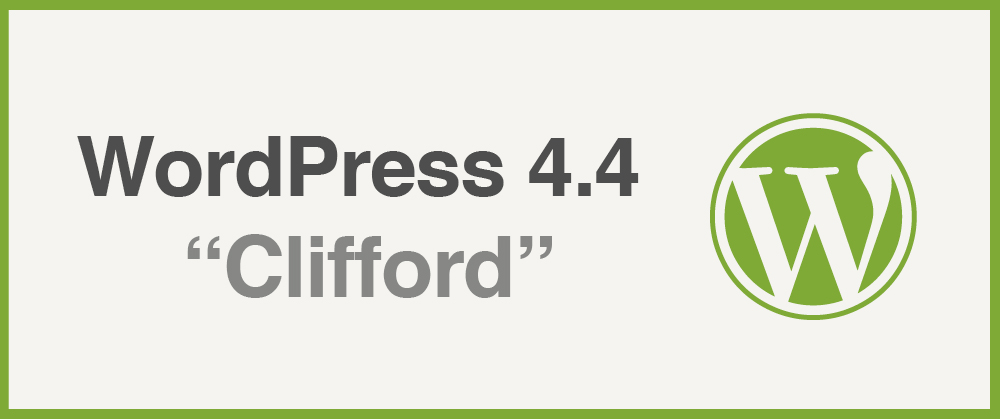 wordpress 4.4 clifford