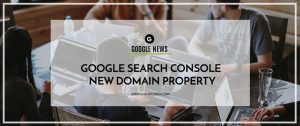 Google Search Console New Domain Property