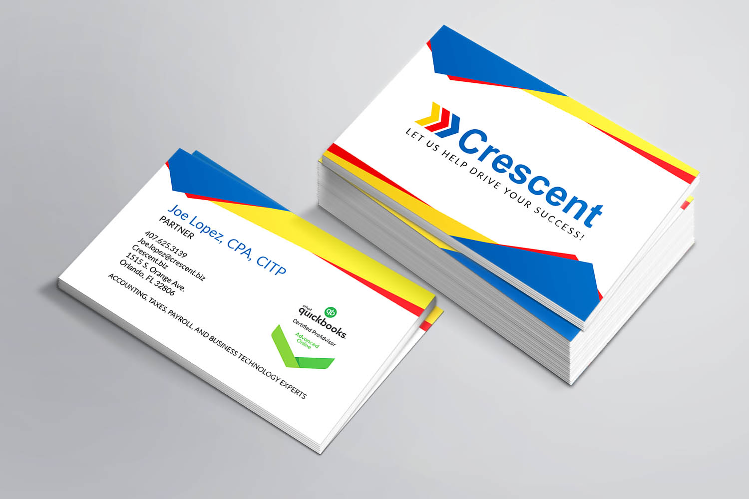 Accounting & Technology Business Card