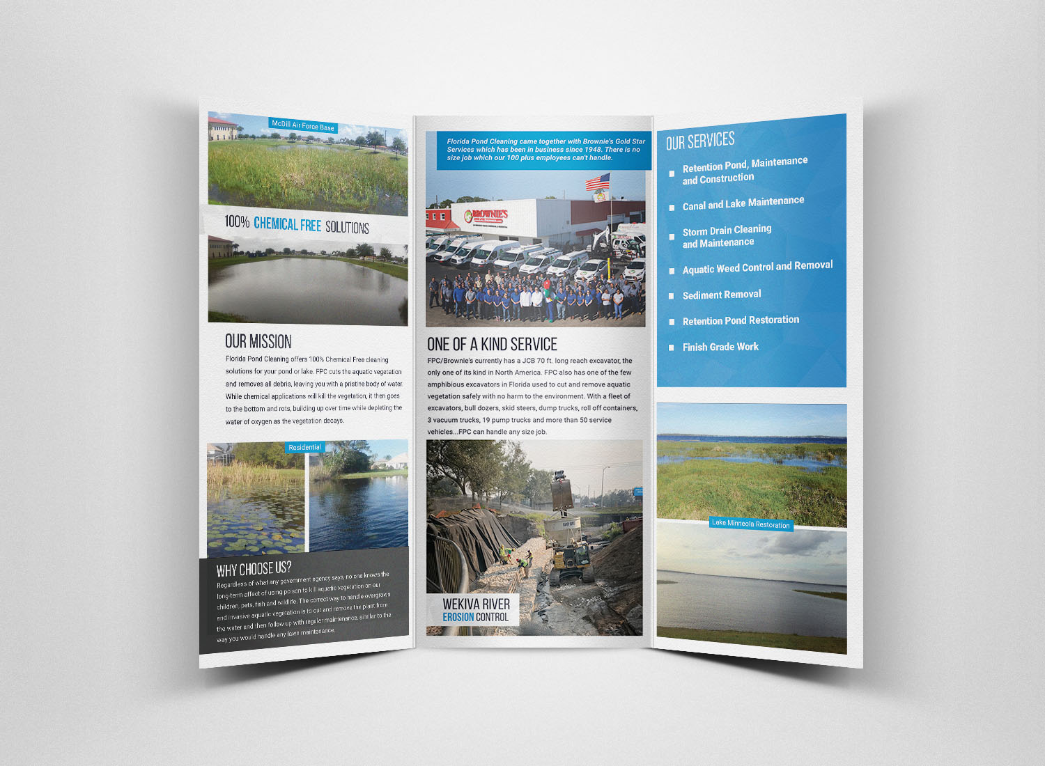 Pond Cleaning Services Brochure