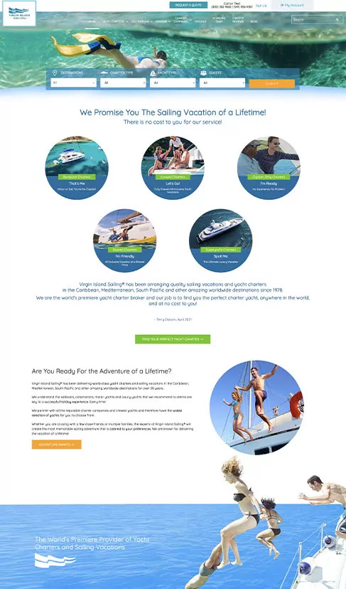 Orlando web design project 1 right