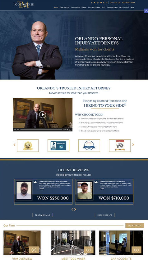 Orlando web design tm right