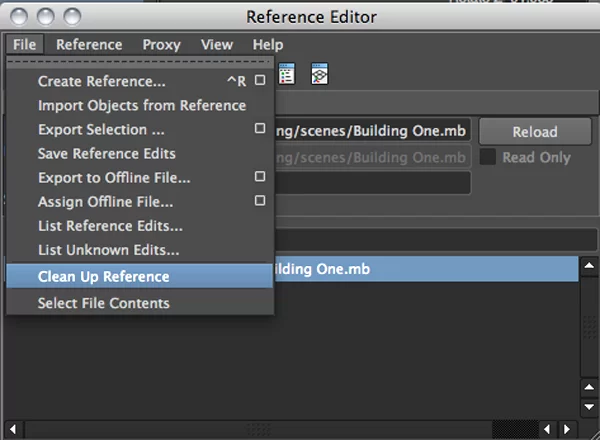 reference editor