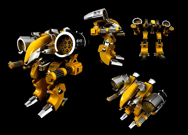 3D Mech Warior