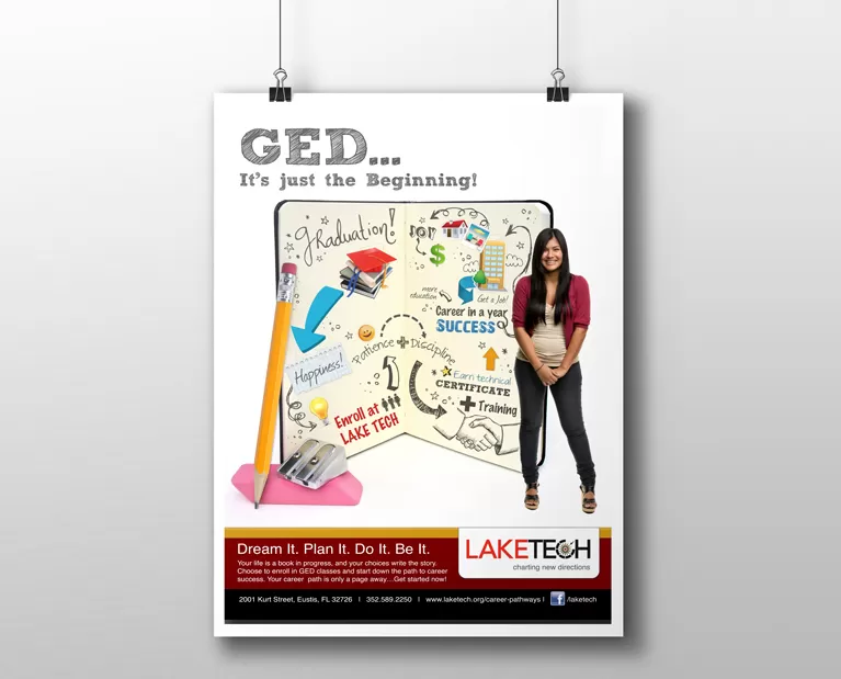 GED… It’s Just the Beginning Poster