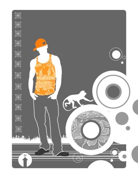 Grey Mood Illustration