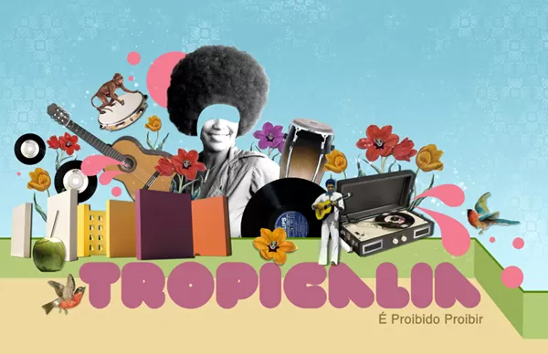 Tropicalia Vintage Photomontage