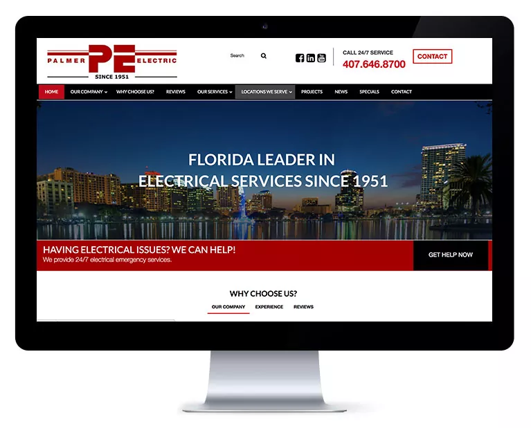 Orlando web design electric services
