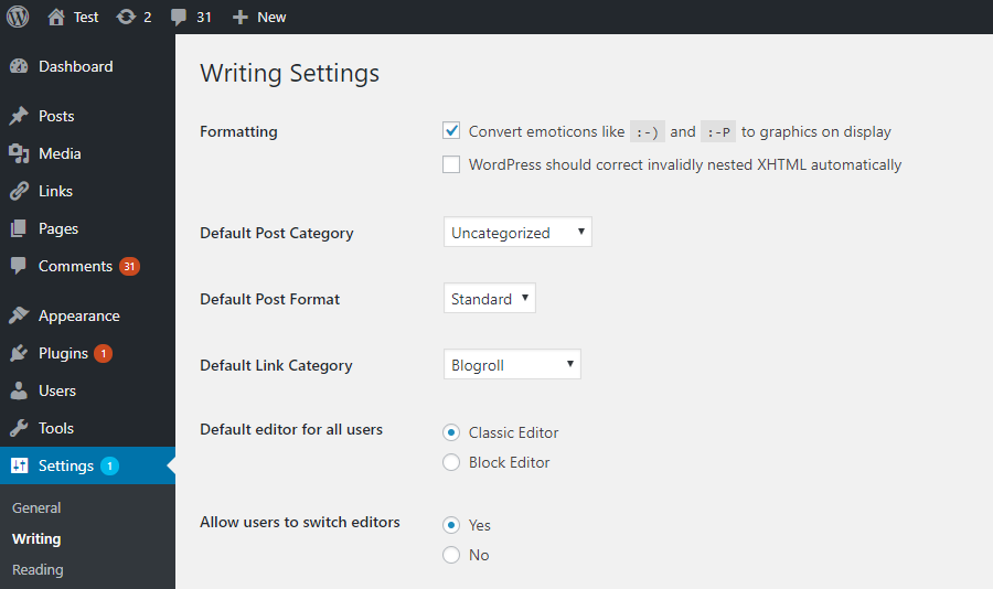 Text Editor plugin For WordPress sites