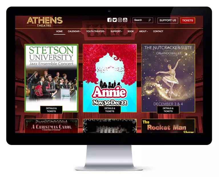 orlando web design theatre