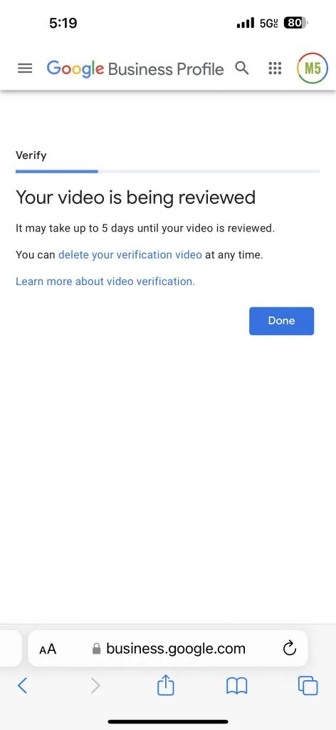 verification